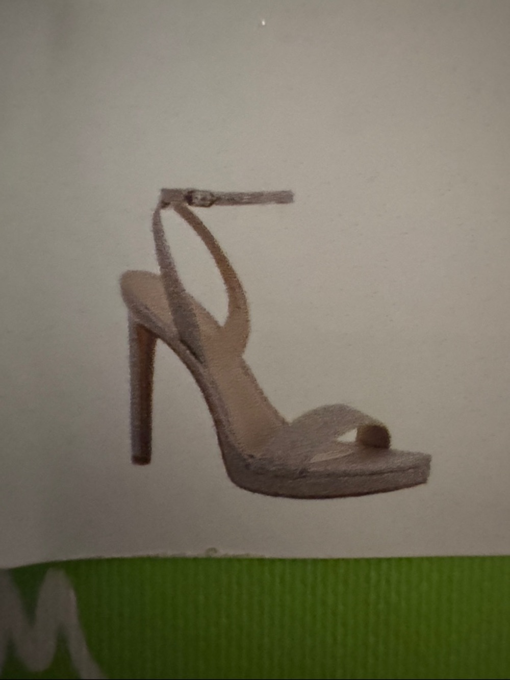 Sam Edelman Silver Glitter Ankle-Strap Platform Heels - Picture 10 of 10
